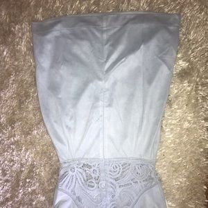 Soft blue lace dress